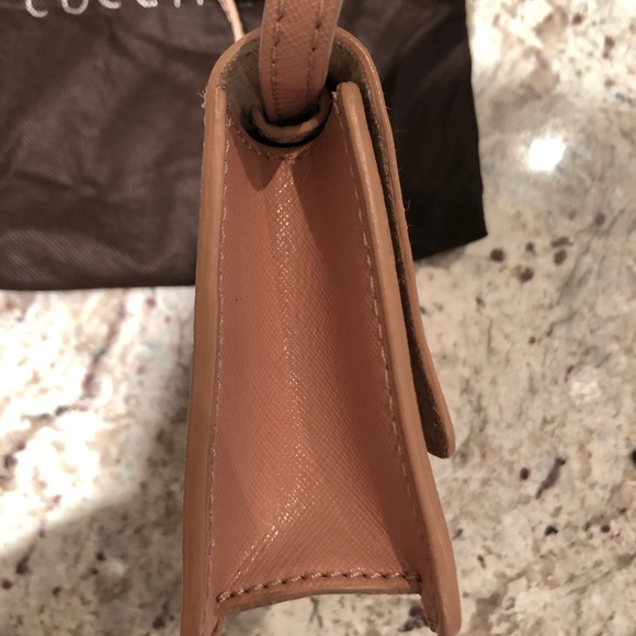 Coccinelle Cross Body Small Pink Clutch - Picture 6 of 10